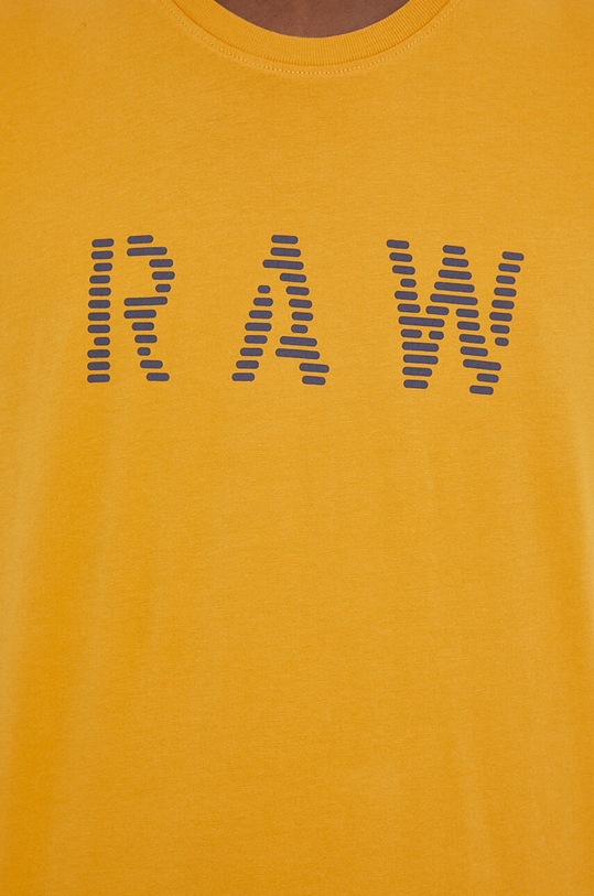 G-Star t-shirt bawełniany D22776.C506 żółty