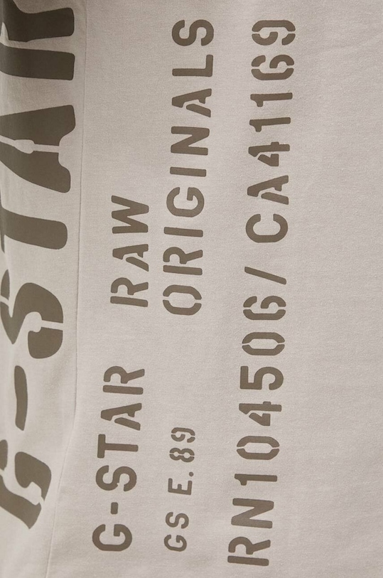 Bavlnené tričko G-Star D22780.336 béžová