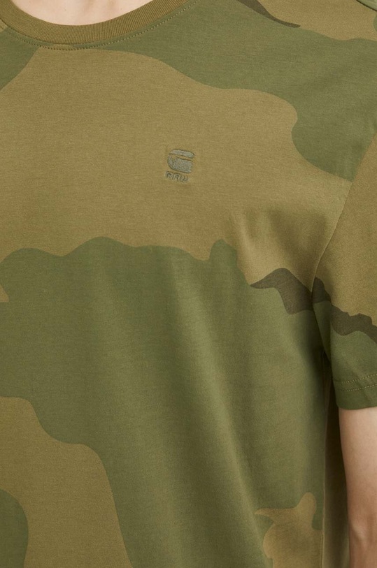 G-Star t-shirt bawełniany D22805.C721 zielony