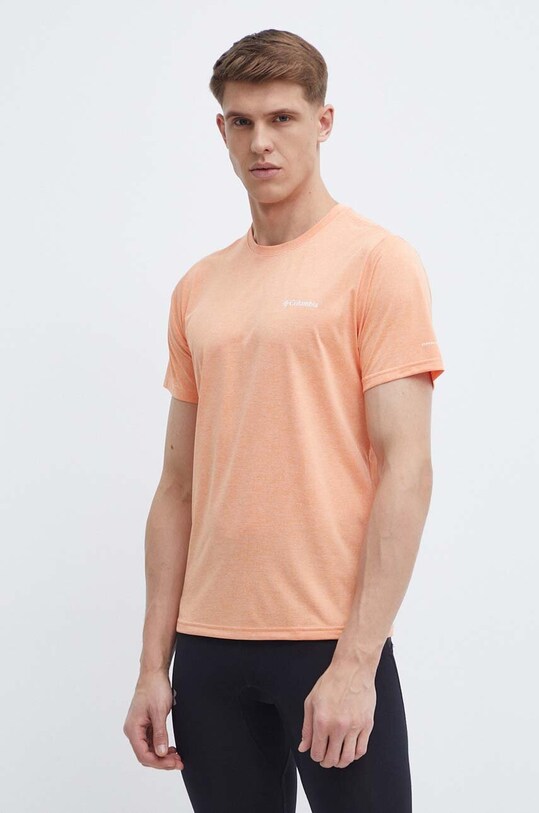 Columbia t-shirt sportowy Hike Hike 1990391 pomarańczowy SS25