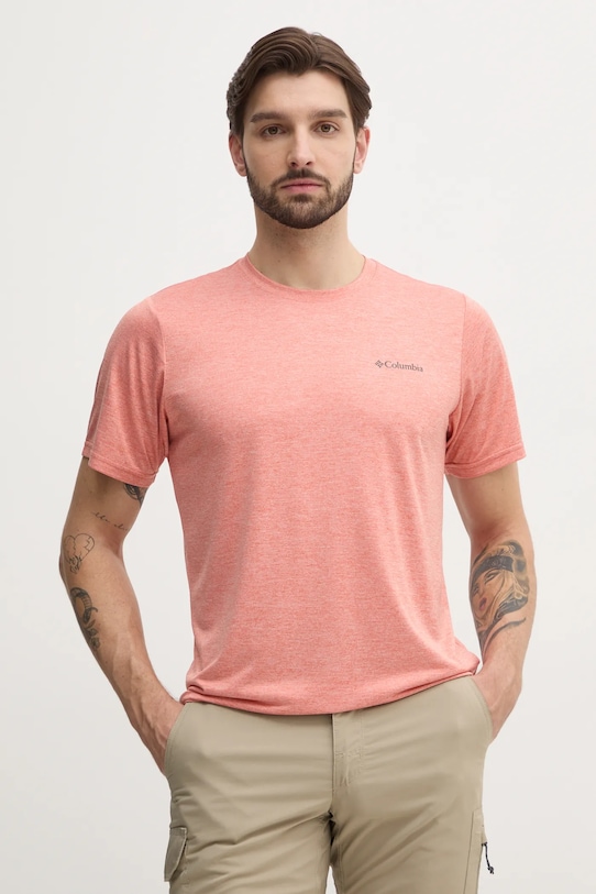 Sportovní triko Columbia Columbia Hike hladký oranžová 1990391