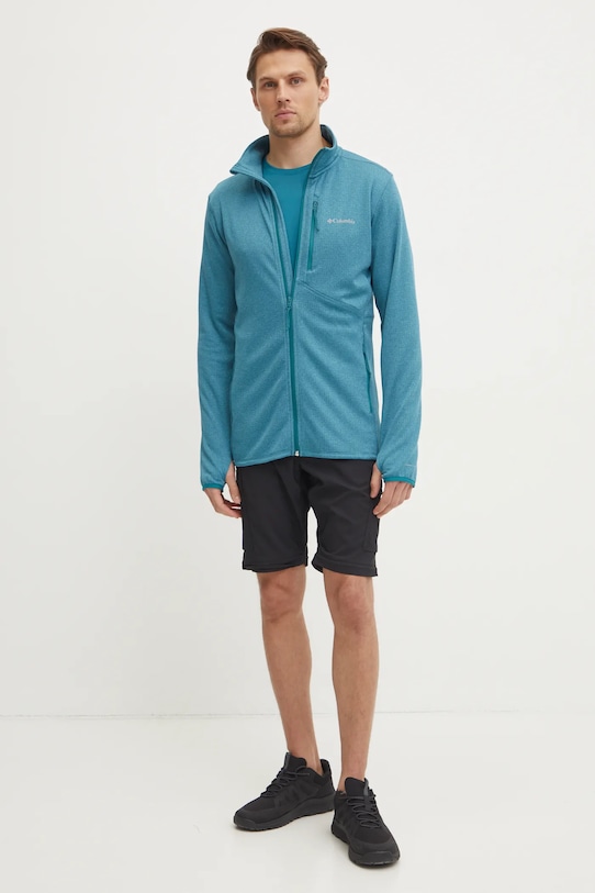 Columbia sportos póló Columbia Hike 1990391 türkiz SS25