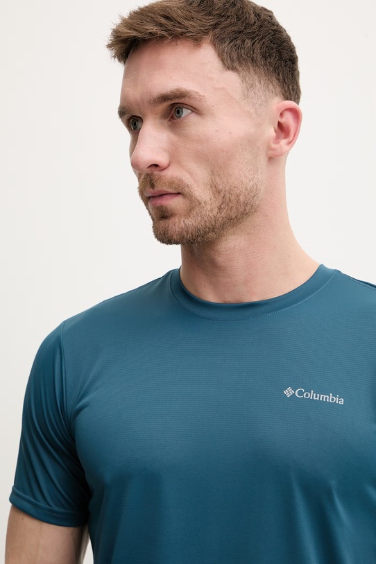 Columbia t-shirt sportowy Columbia Hike turkusowy 1990391