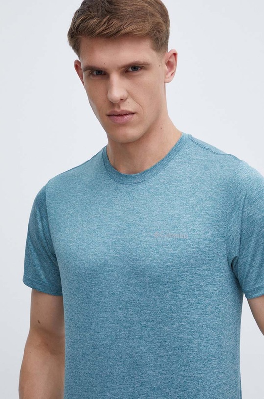 Columbia t-shirt sportowy Hike Hike regular turkusowy 1990391