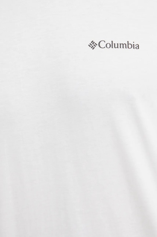Bavlněné tričko Columbia bílá 2022181