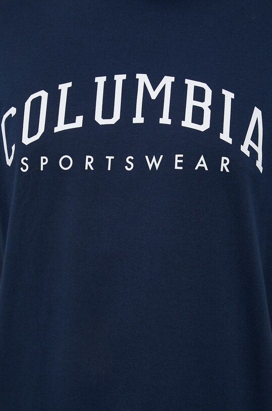 Бавовняна футболка Columbia 2022181 темно-синій