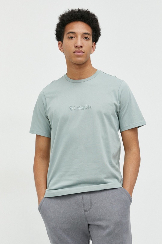 Columbia t-shirt regular zielony 2036431
