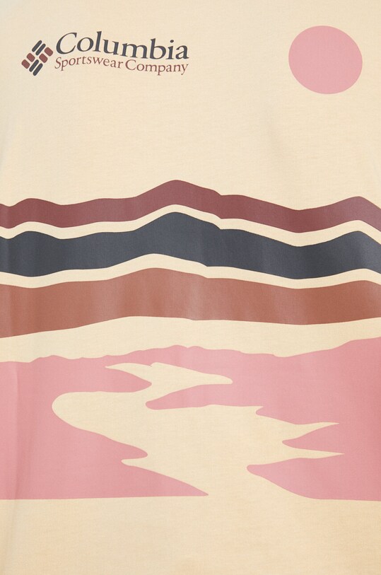 Columbia tricou din bumbac Explorers Canyon 2036451 galben