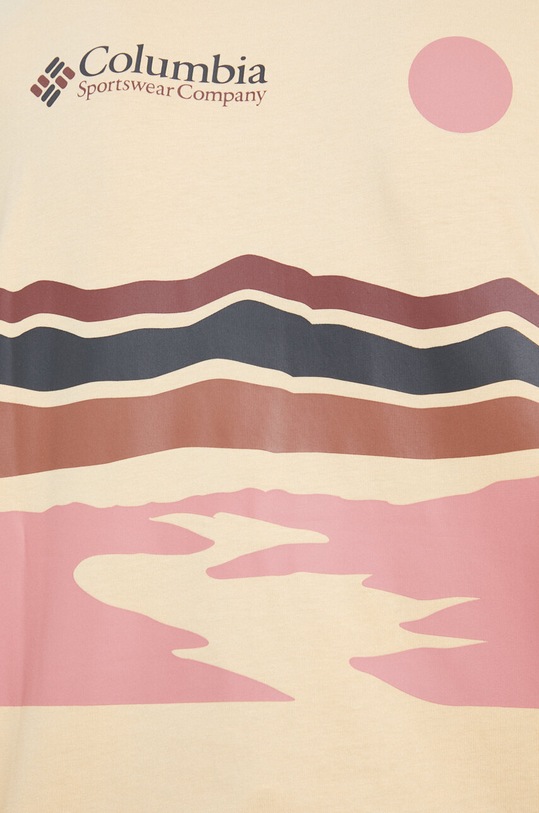 Columbia cotton t-shirt 2036451 yellow