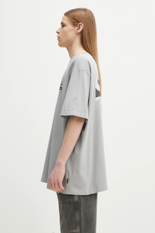 Columbia t-shirt bawełniany 2036451 szary SS25