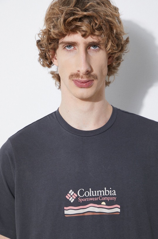 Columbia cotton t-shirt 2036451 gray