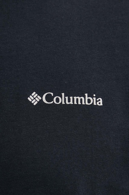 Columbia t-shirt bawełniany Explorers Canyon 2036451 czarny
