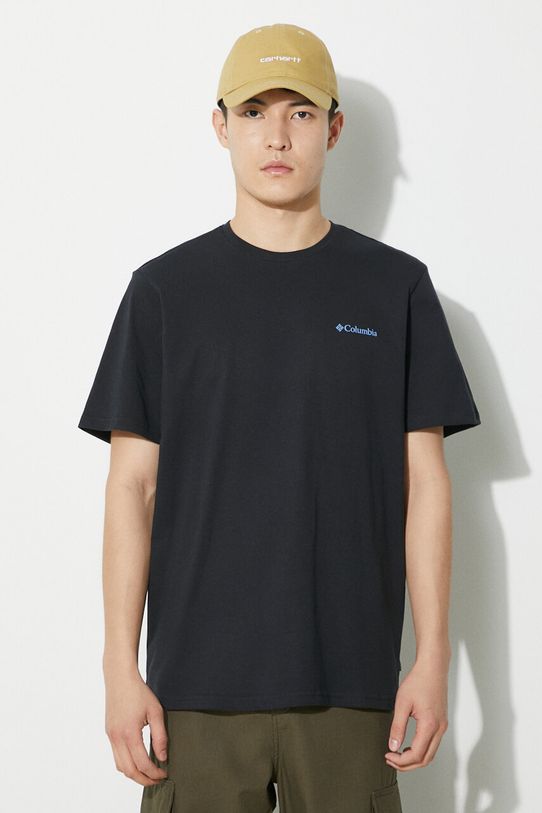 Columbia cotton t-shirt black 2036451