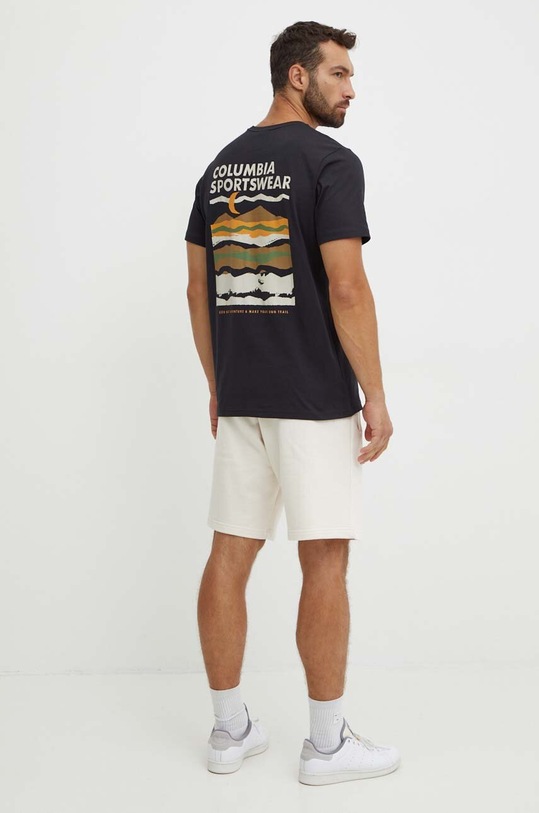 Columbia tricou din bumbac negru 2036451