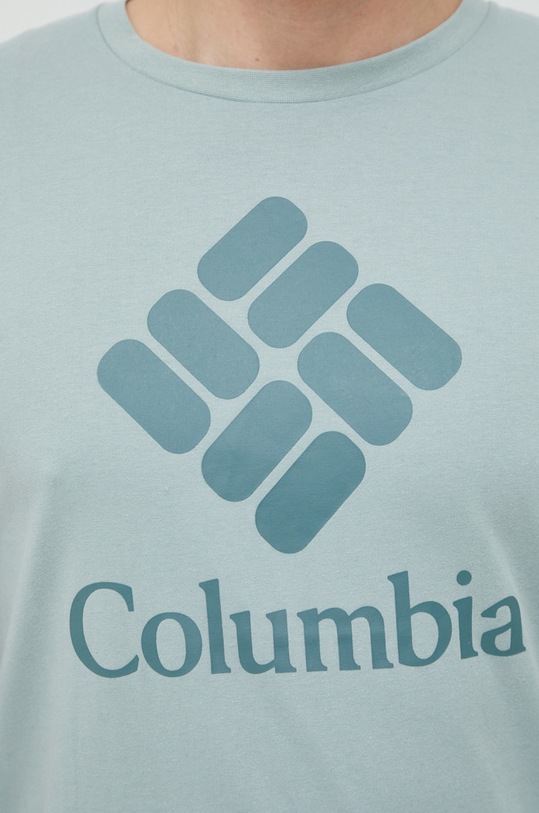 Columbia t-shirt sportowy Pacific Crossing II Pacific Crossing II turkusowy 2036472