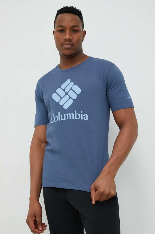 Columbia t-shirt sportowy Pacific Crossing II Pacific Crossing II niebieski 2036472