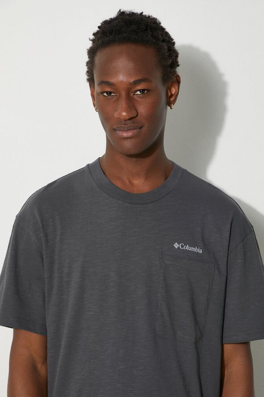 Columbia t-shirt in cotone grigio 2037491
