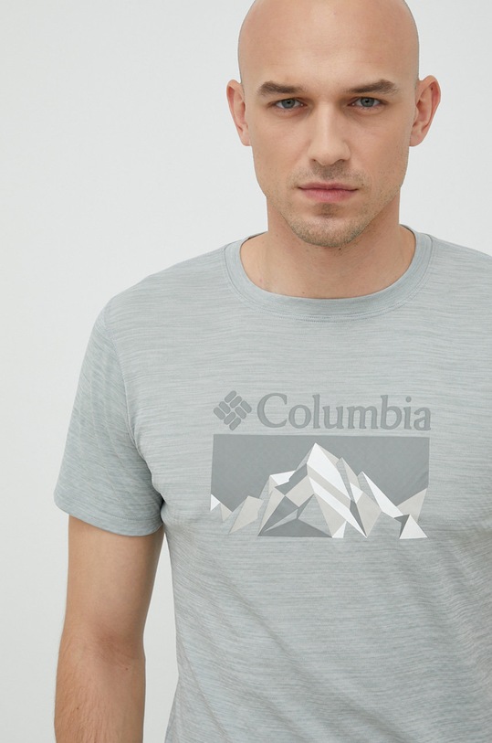 Columbia t-shirt sportowy Zero Rules szary 1533291.SS23