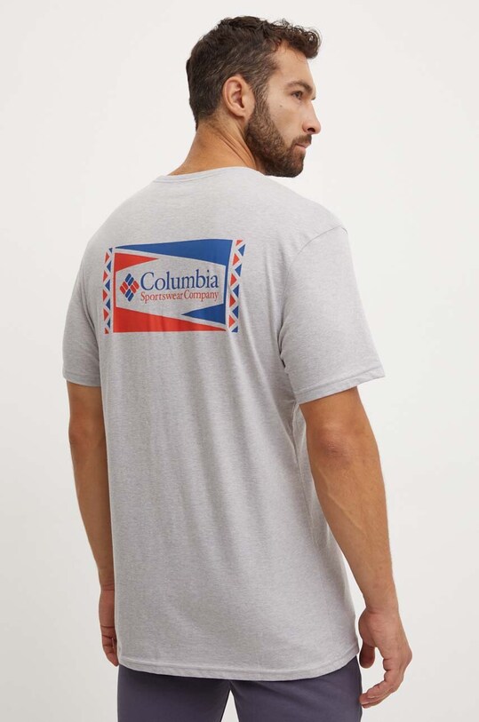 Одяг Бавовняна футболка Columbia 1834041.SS23 сірий