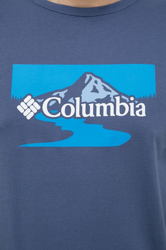 Bavlněné tričko Columbia 1934814.SS23 modrá