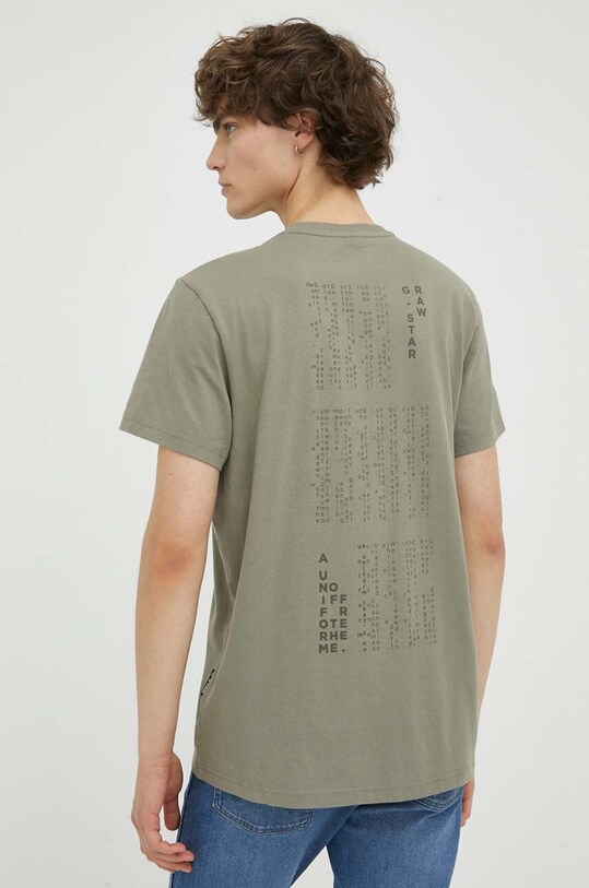 Îmbrăcăminte G-Star tricou din bumbac D23161.C336 verde