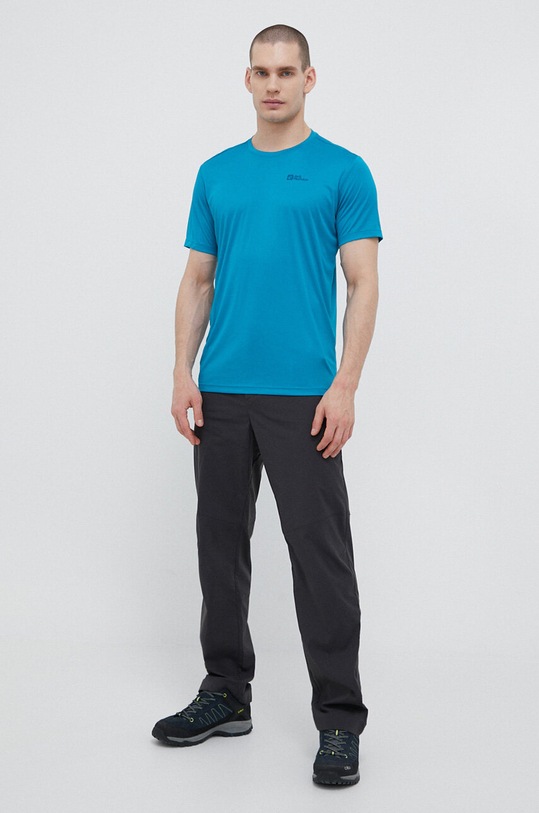 Αθλητικό μπλουζάκι Jack Wolfskin Tech 1807072 μπλε SS24