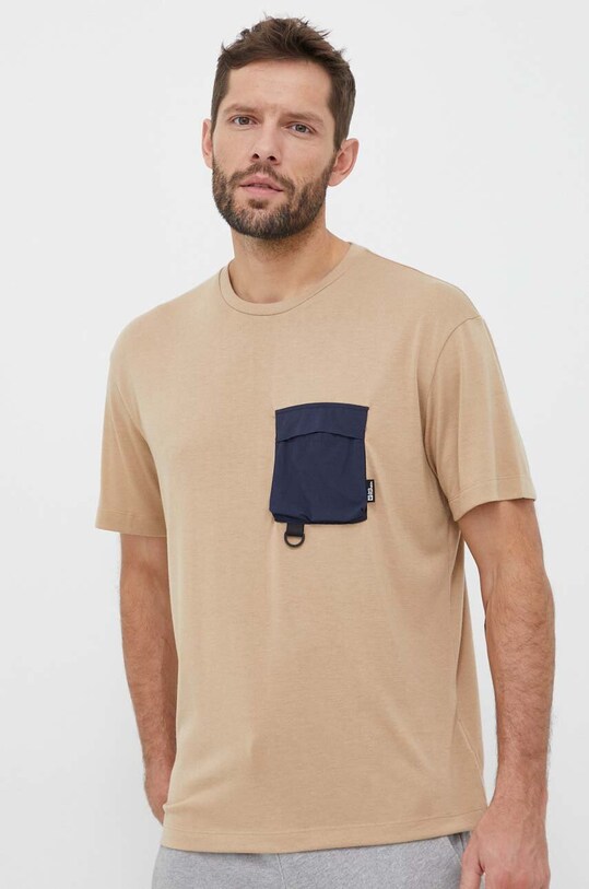 Jack Wolfskin tricou uni bej 1809311
