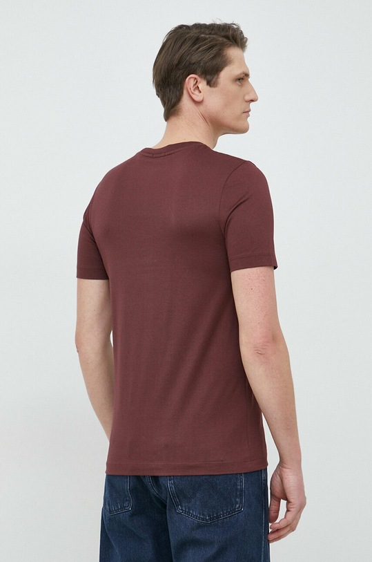 Odzież BOSS t-shirt bawełniany 50486210 bordowy