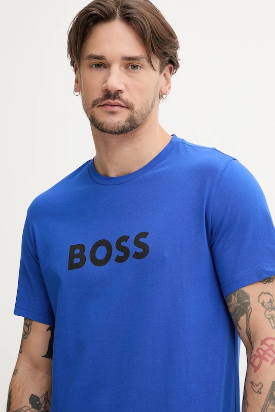 BOSS t-shirt plażowy 50491706 niebieski AA00