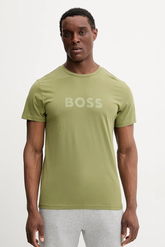 BOSS t-shirt plażowy zielony 50491706