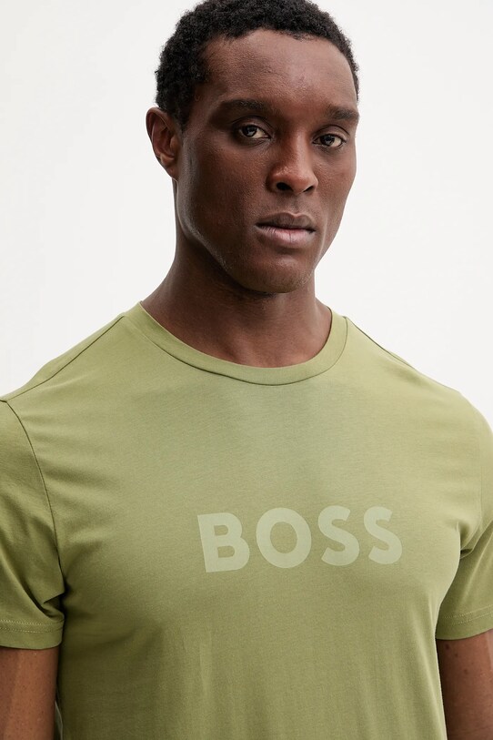 BOSS t-shirt plażowy zielony 50491706