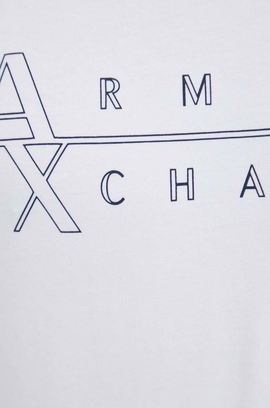 Armani Exchange t-shirt biały 3RZTBR.ZJAAZ