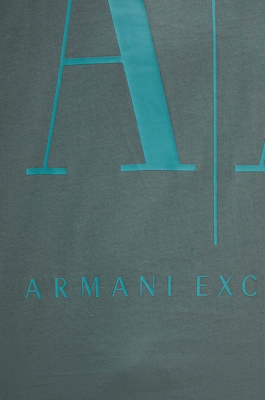 Bavlněné tričko Armani Exchange 8NZTPA.ZJH4Z zelená