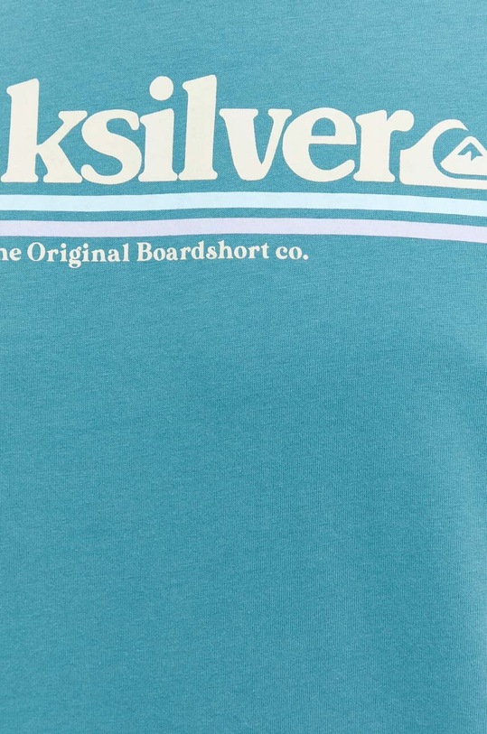 Quiksilver tricou din bumbac EQYZT07216 turcoaz