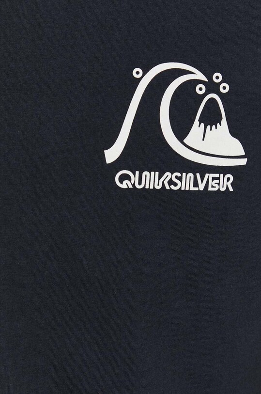 Бавовняна футболка Quiksilver EQYZT07239 чорний