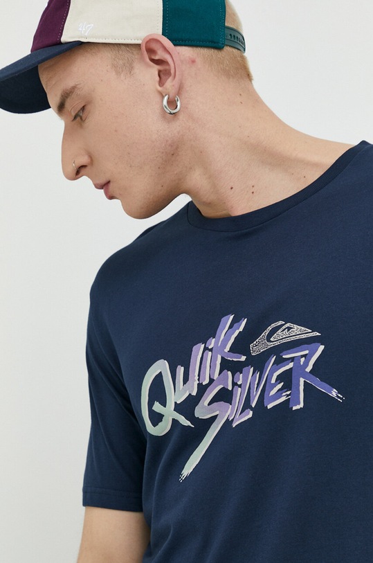 Abbigliamento Quiksilver t-shirt in cotone EQYZT07223 blu navy