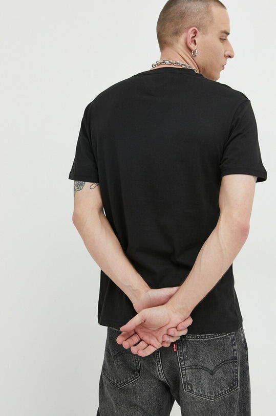 Oblečení Bavlněné tričko Tommy Jeans DM0DM15790.PPYX černá