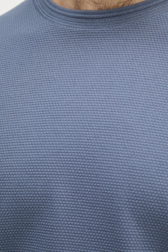 BOSS футболка чоловіча з бавовною Tiburt 240 50452680 блакитний