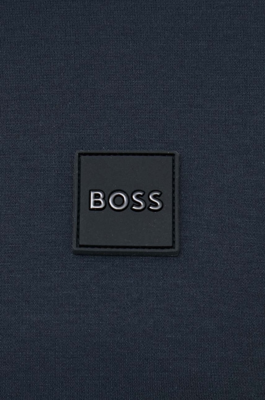 BOSS pamut póló 50485158 sötétkék