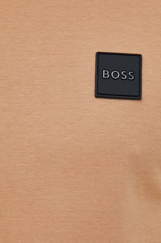 BOSS t-shirt bawełniany 50485158 beżowy