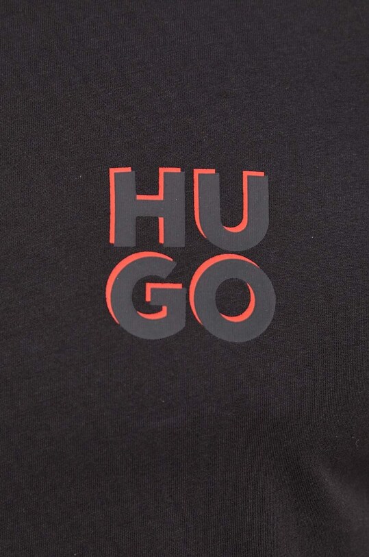 Хлопковая футболка HUGO 2 шт чёрный 50492550