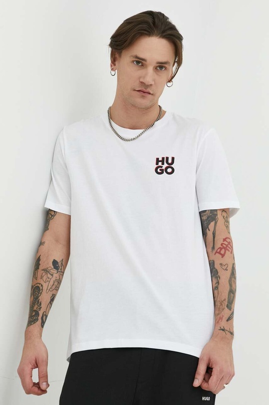 HUGO tricou din bumbac 2-pack print multicolor 50492550