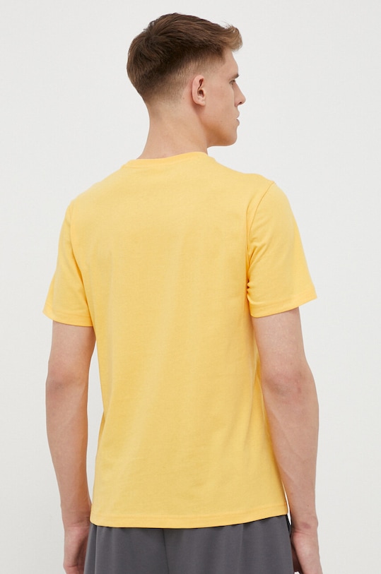 Odzież Champion t-shirt bawełniany 218490 żółty