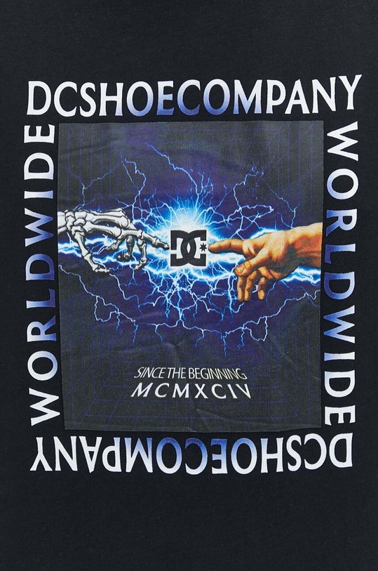 DC t-shirt bawełniany ADYZT05244 czarny
