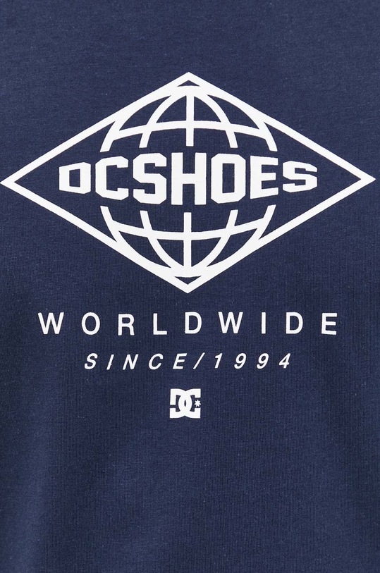 Bombažna kratka majica DC mornarsko modra EDYZT04281
