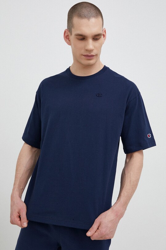 Champion tricou din bumbac uni bleumarin 218497
