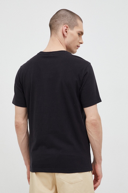 Champion t-shirt bawełniany 218526 czarny SS23