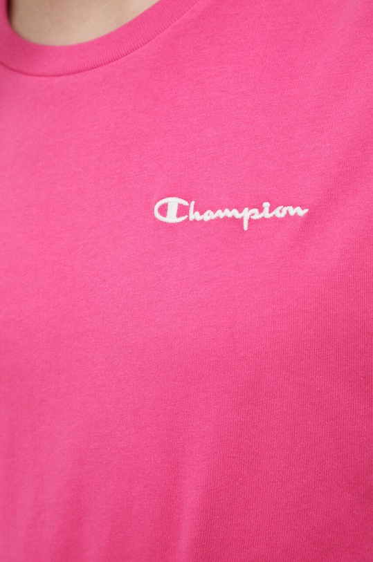 Хлопковая футболка Champion 218928 розовый
