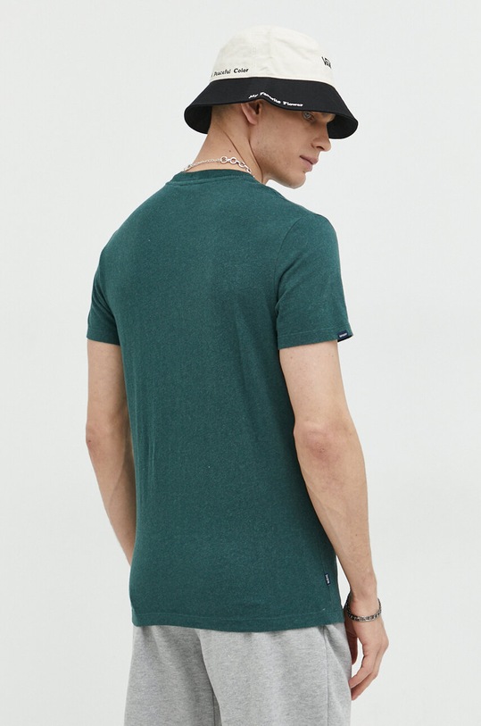 Odzież Superdry t-shirt bawełniany M1011245A.R6T zielony