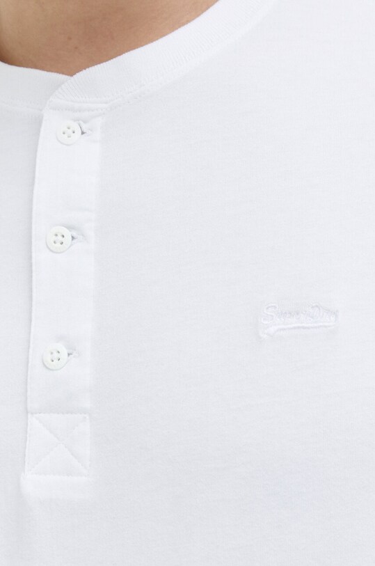 Bavlnené polo tričko Superdry M6010727A.01C biela